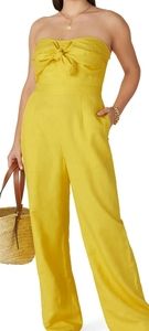 Derek Lam 10 Crosby Alene tie front jumpsuit size 6